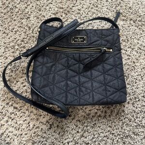 Kate Spade New York Dessi Wilson Road Quilted Crossbody Bag black